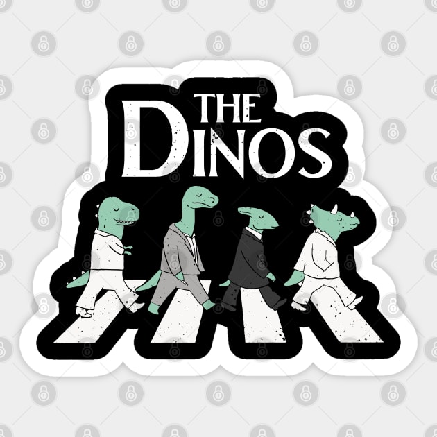 The Dinos Sticker by Bruno Pires